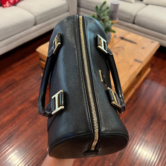 MCM Saffiano Leather Boston Bag Made in Korea - Picture 6 of 16